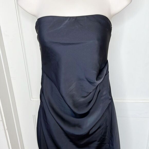 Princess Polly MARLISA STRAPLESS MAXI DRESS BLACK Nwot Size 4 - Picture 3 of 9